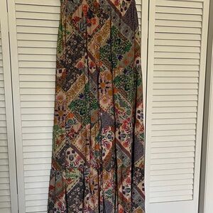 NATURAL LIFE Boho tiered palazzo pants